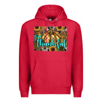 Cardinal thankful pumpkin Premium Hoodie - RanaPortraitStore
