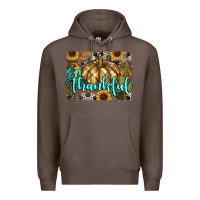 Coffee thankful pumpkin Premium Hoodie - RanaPortraitStore