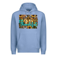 Colony Blue thankful pumpkin Premium Hoodie - RanaPortraitStore