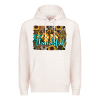 Pale Pink thankful pumpkin Premium Hoodie - RanaPortraitStore
