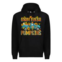 Black farm fresh pumpkins Premium Hoodie - Zillion Design Studio