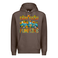 Coffee farm fresh pumpkins Premium Hoodie - Zillion Design Studio