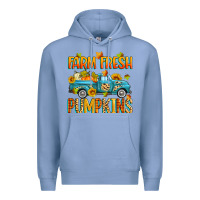 Colony Blue farm fresh pumpkins Premium Hoodie - Zillion Design Studio