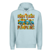 Blue Mist farm fresh pumpkins Premium Hoodie - Zillion Design Studio