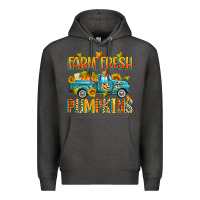 Charcoal Heather farm fresh pumpkins Premium Hoodie - Zillion Design Studio