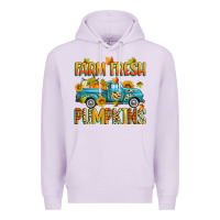 Lilac farm fresh pumpkins Premium Hoodie - Zillion Design Studio