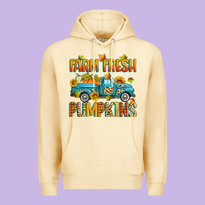 Farm Fresh Pumpkins Premium Hoodie Designed By Zillion Design Studio