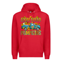 Red farm fresh pumpkins Premium Hoodie - Zillion Design Studio