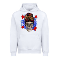 White American mom skull Urban Hoodie - Zillion Design Studio