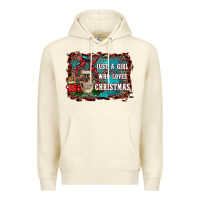 Sandshell just a girl who loves christmas Premium Hoodie - RanaPortraitStore
