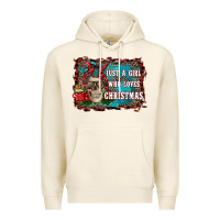 Tofu just a girl who loves christmas Premium Hoodie - RanaPortraitStore