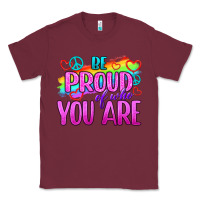 Burgundy Be Proud Of Who You Are Classic Tee - BundleAndBundleShop