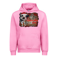 Fuchsia Pink all i want for christmas is a cow aztec Urban Hoodie - RanaPortraitStore