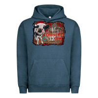 Pigment Midnight Navy all i want for christmas is a cow aztec Urban Hoodie - RanaPortraitStore