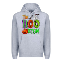 Heather Grey the boo crew Premium Hoodie - Zillion Design Studio