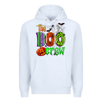 White the boo crew Premium Hoodie - Zillion Design Studio