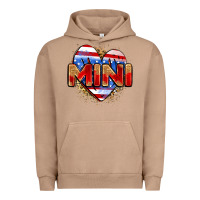 Pigment Burro American mini heart Urban Hoodie - Zillion Design Studio