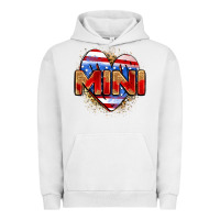 Pigment Lunar Rock American mini heart Urban Hoodie - Zillion Design Studio