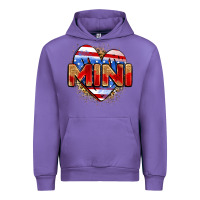 Tulip American mini heart Urban Hoodie - Zillion Design Studio