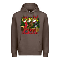 Coffee just a girl who loves christmas Premium Hoodie - RanaPortraitStore