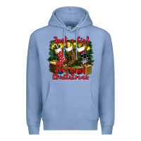 Colony Blue just a girl who loves christmas Premium Hoodie - RanaPortraitStore