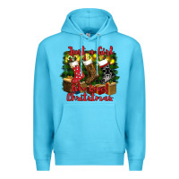 Ocean Blue just a girl who loves christmas Premium Hoodie - RanaPortraitStore