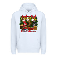 White just a girl who loves christmas Premium Hoodie - RanaPortraitStore