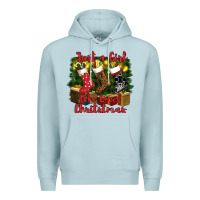 Blue Mist just a girl who loves christmas Premium Hoodie - RanaPortraitStore