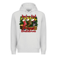 Dove Grey just a girl who loves christmas Premium Hoodie - RanaPortraitStore