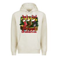 Oatmeal Heather just a girl who loves christmas Premium Hoodie - RanaPortraitStore