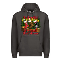 Smoke just a girl who loves christmas Premium Hoodie - RanaPortraitStore