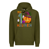 Army Green my 1st halloween Premium Hoodie - Zillion Design Studio