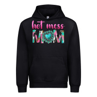 Black hot mess mom Urban Hoodie - texasbilliewilder