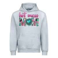 Heather Grey hot mess mom Urban Hoodie - texasbilliewilder
