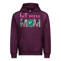 Mauve Wine hot mess mom Urban Hoodie - texasbilliewilder