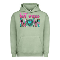 Pigment Oil Green hot mess mom Urban Hoodie - texasbilliewilder