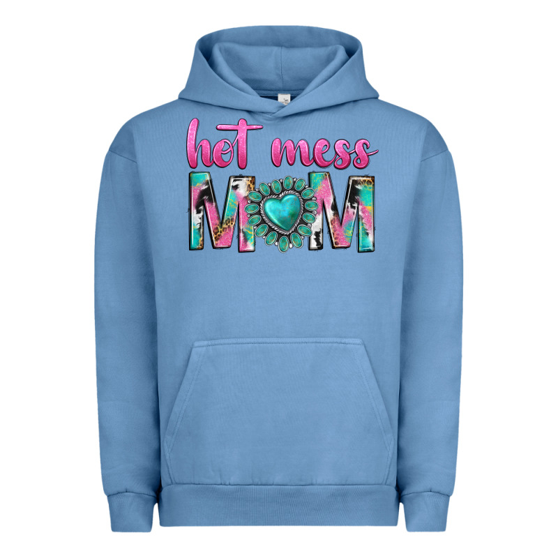 Hot Mess Mom Urban Hoodie by texasbilliewilder | Teevron