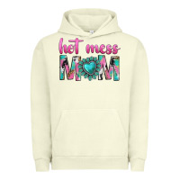 Pigment Pistachio hot mess mom Urban Hoodie - texasbilliewilder