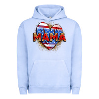 Pigment Grape Ice American mama heart Urban Hoodie - Zillion Design Studio