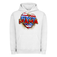 Pigment Lunar Rock American mama heart Urban Hoodie - Zillion Design Studio