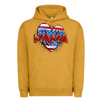American Mama Heart Urban Hoodie | Teevron