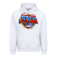 White American mama heart Urban Hoodie - Zillion Design Studio