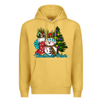 Antique Gold christmas vibes Premium Hoodie - RanaPortraitStore