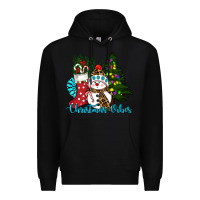 Black christmas vibes Premium Hoodie - RanaPortraitStore