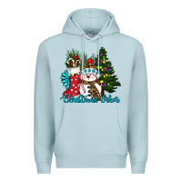 Blue Mist christmas vibes Premium Hoodie - RanaPortraitStore