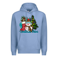 Colony Blue christmas vibes Premium Hoodie - RanaPortraitStore