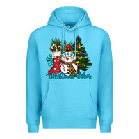 Ocean Blue christmas vibes Premium Hoodie - RanaPortraitStore