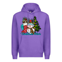 Purple christmas vibes Premium Hoodie - RanaPortraitStore
