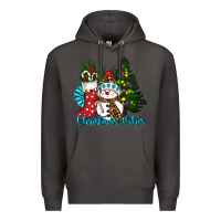 Smoke christmas vibes Premium Hoodie - RanaPortraitStore