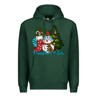 Sports Green christmas vibes Premium Hoodie - RanaPortraitStore